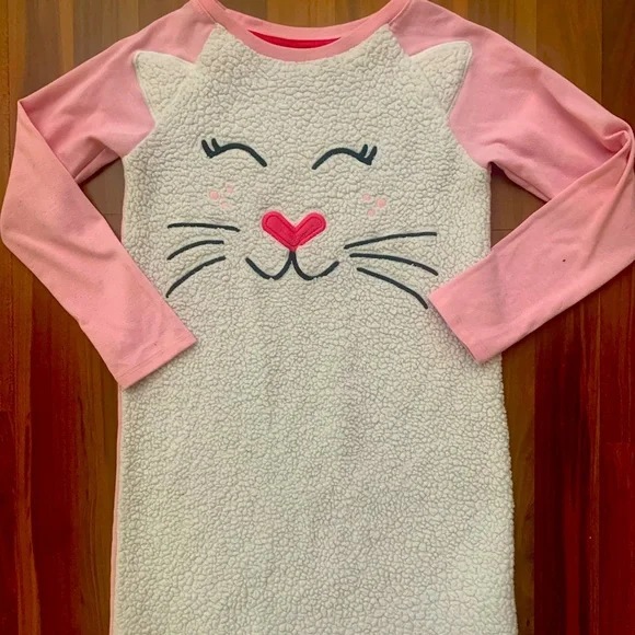 Girls Cat&Jack Pajama Gown - Picture 1 of 6
